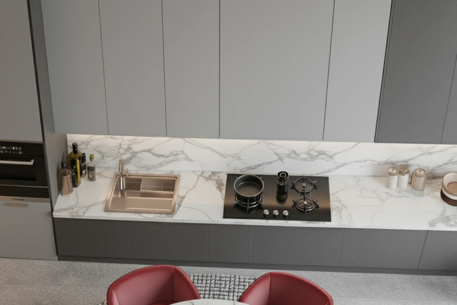 Refined Contemporary kitchens detail