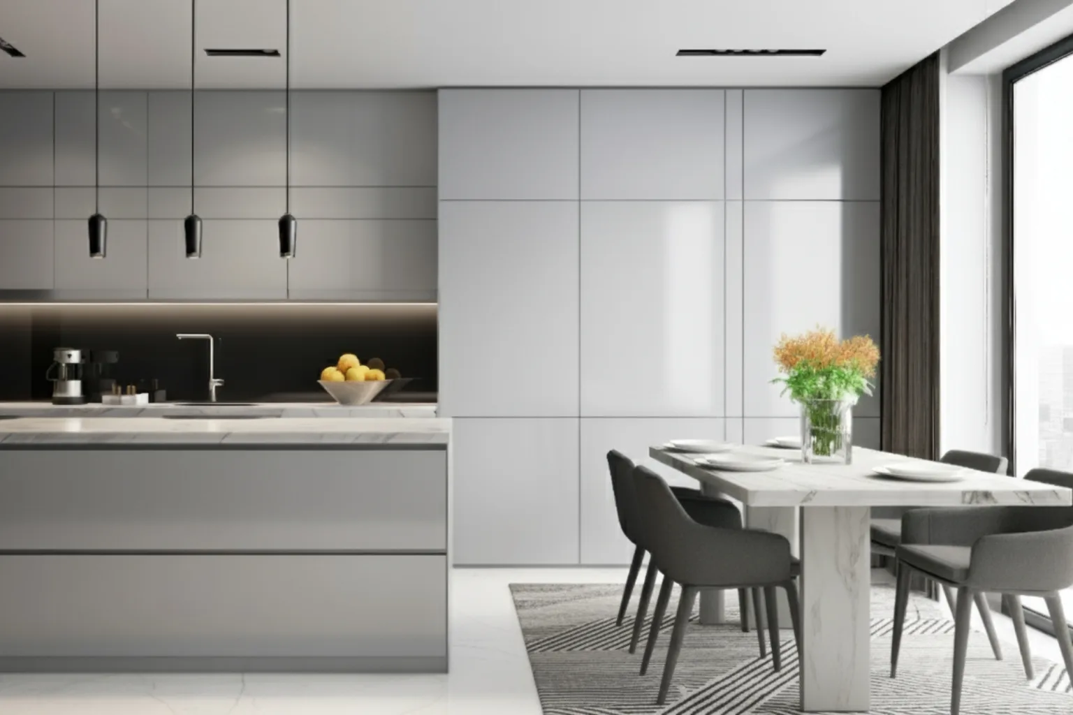 Miami modern kitchens by Home Studio Interiors