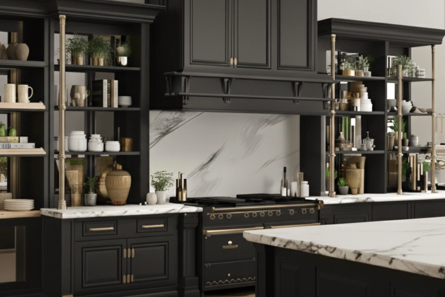 Bold Classic kitchens detail