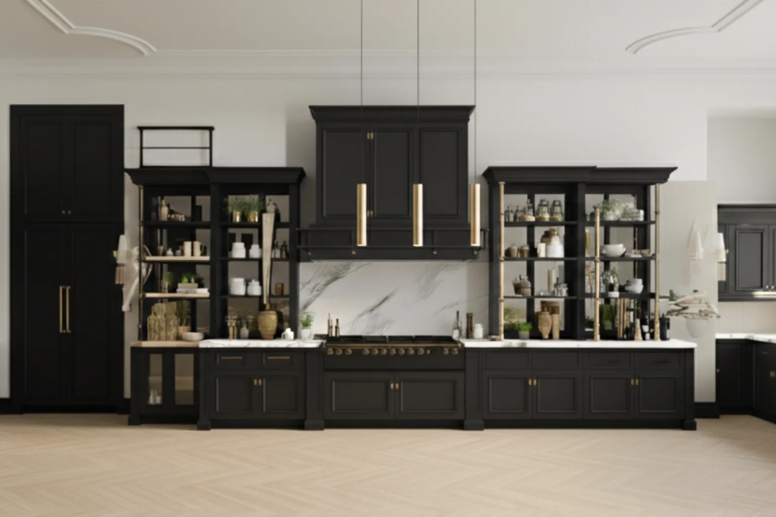 Bold Classic kitchens detail