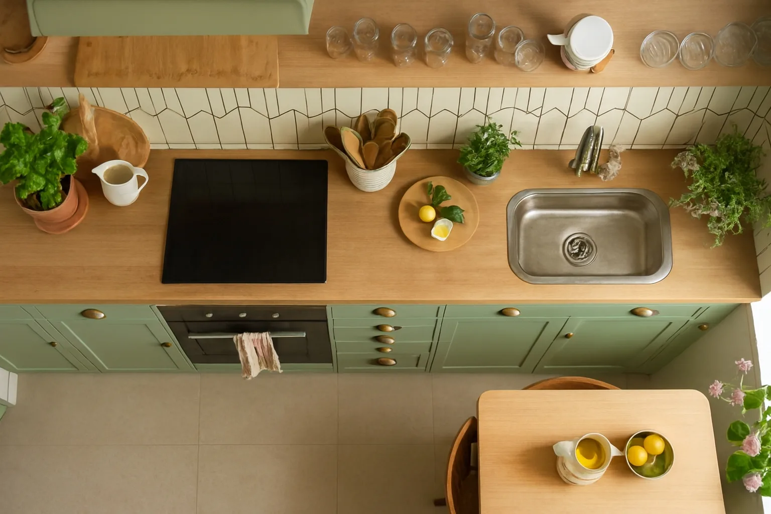Farmhouse White classic kitchens by Home Studio Interiors