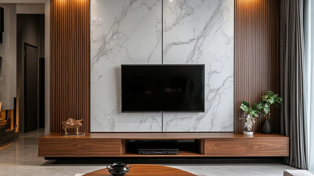 Vivid media wall collection by Home Studio Interiors
