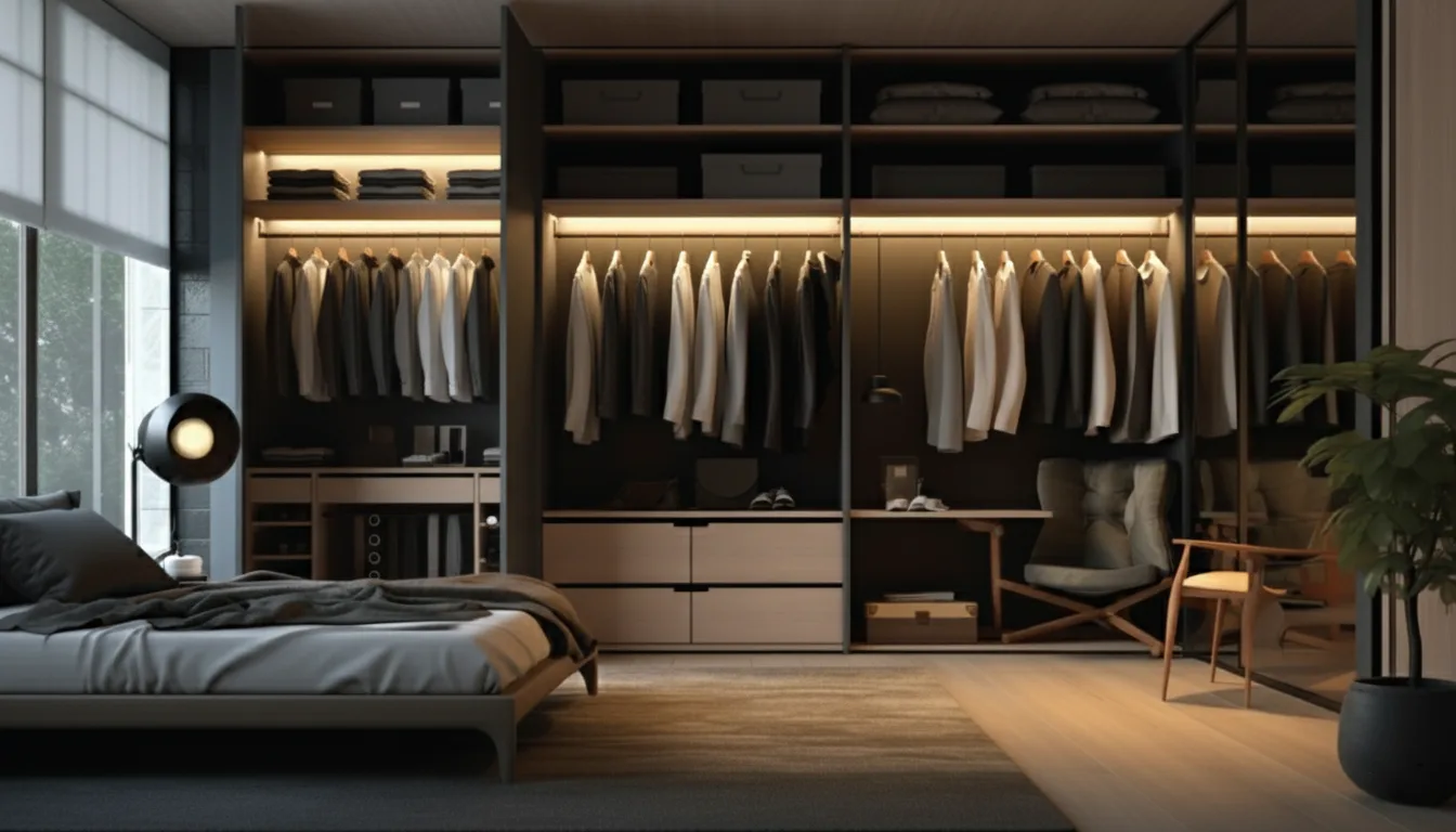 Luxe wardrobes detail