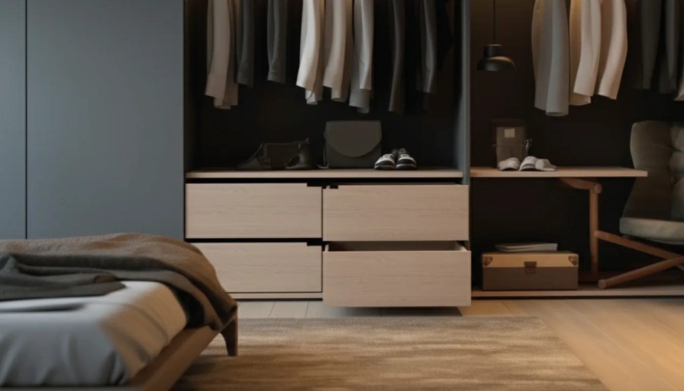 Luxe wardrobes detail