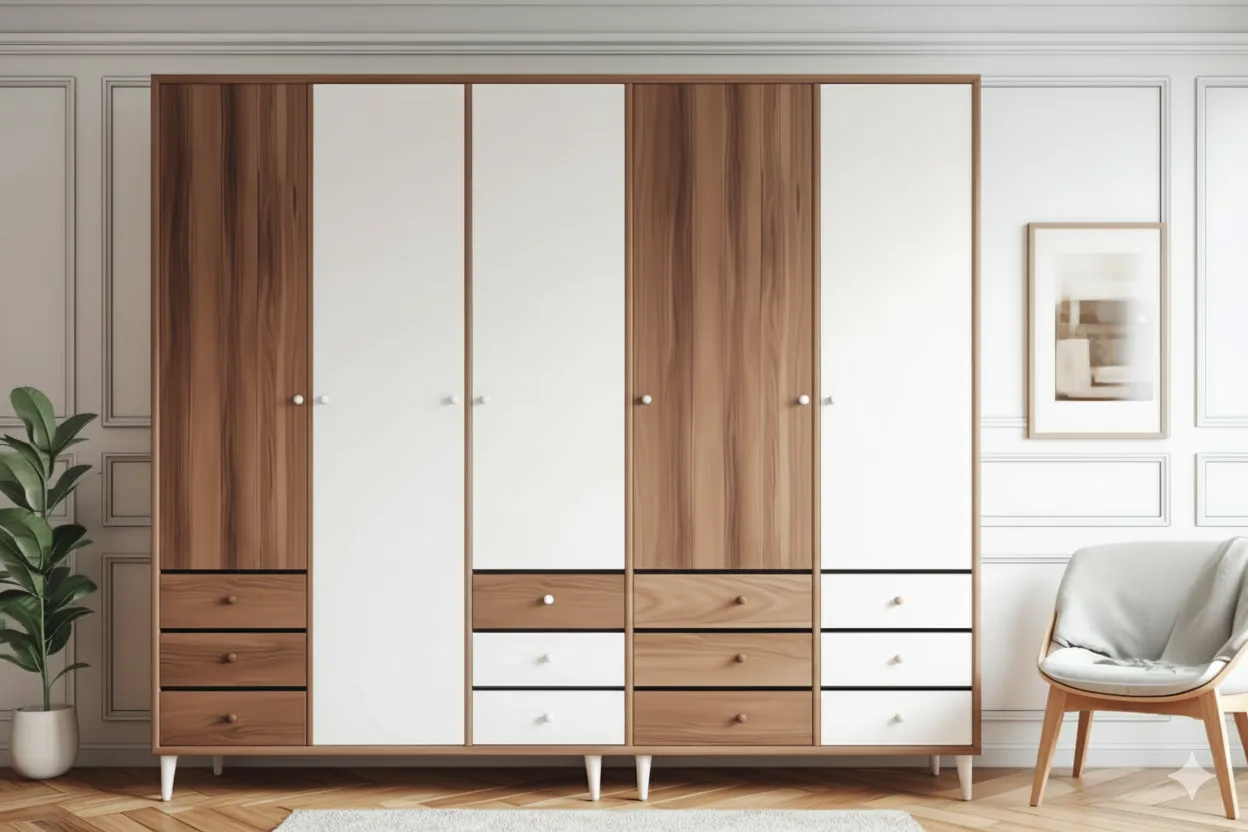 Wardrobe detail by Home Studio Interiors