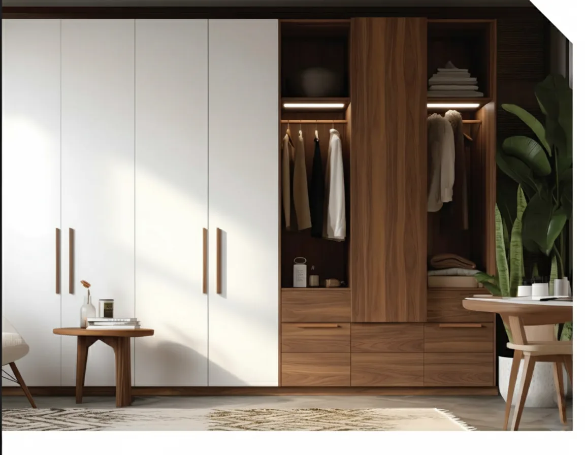 Urban Oak wardrobes detail