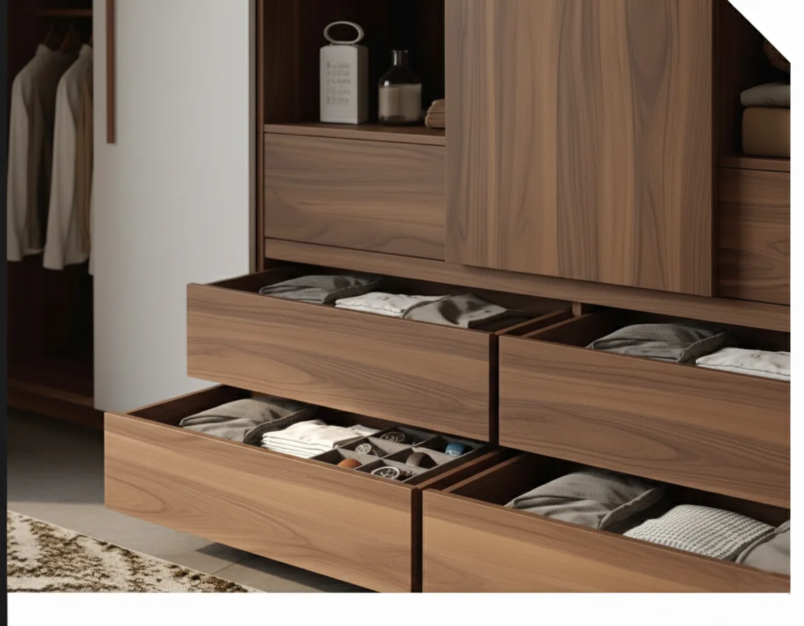 Urban Oak wardrobes detail