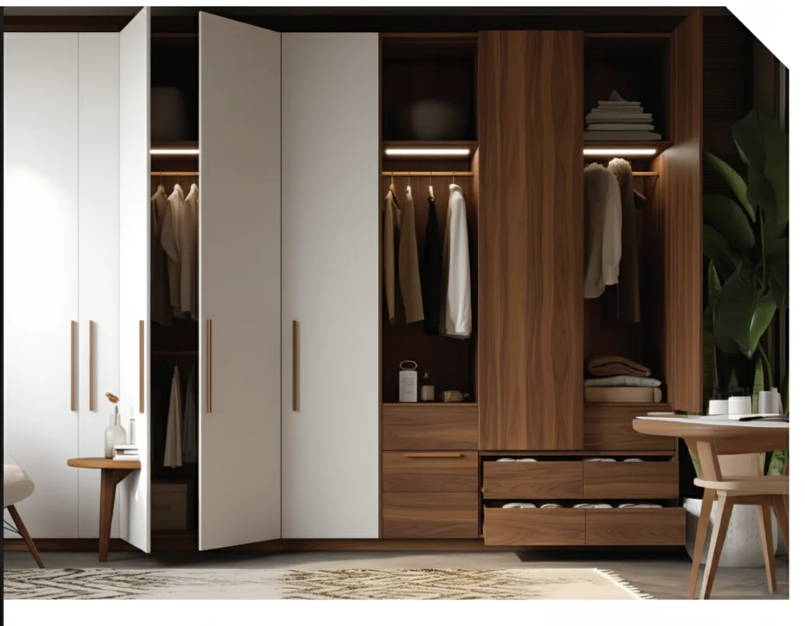Urban Oak wardrobes detail