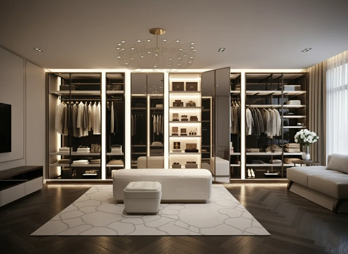 Savoy wardrobes detail