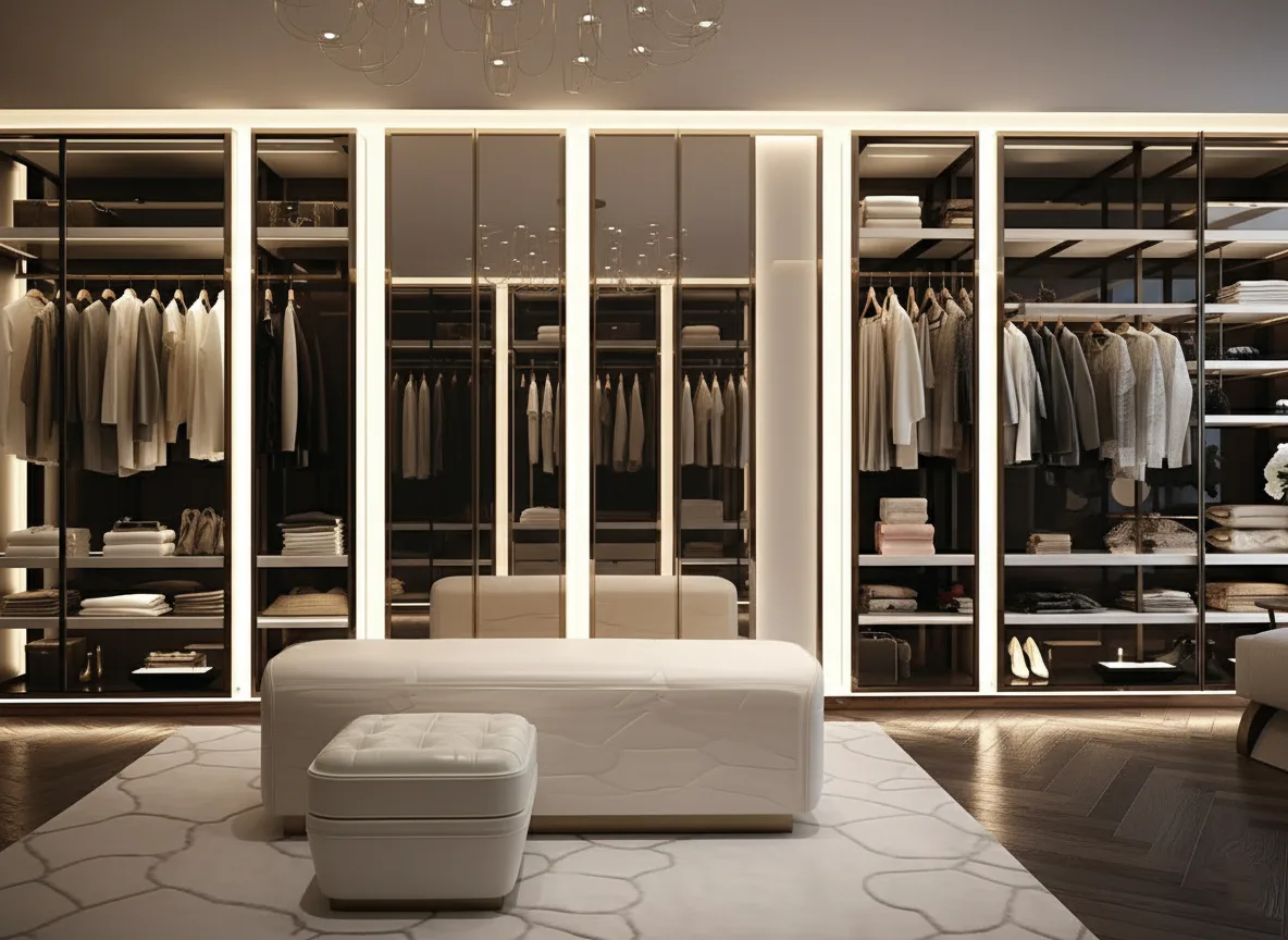 Savoy wardrobes detail