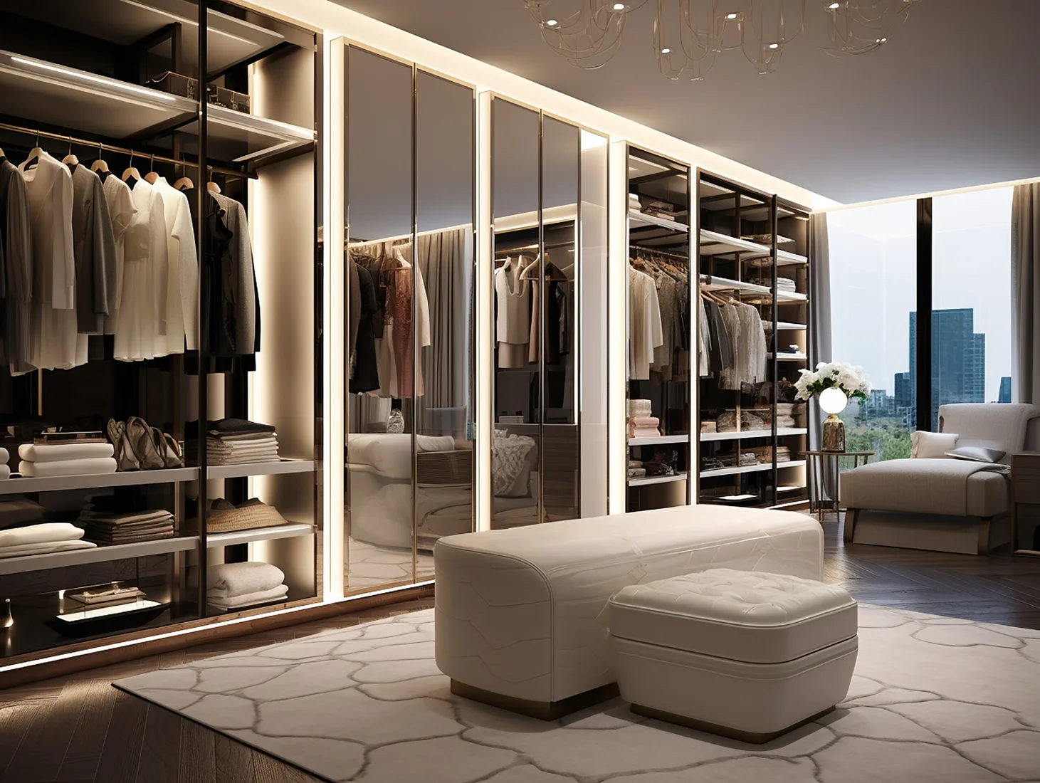 Savoy wardrobes detail