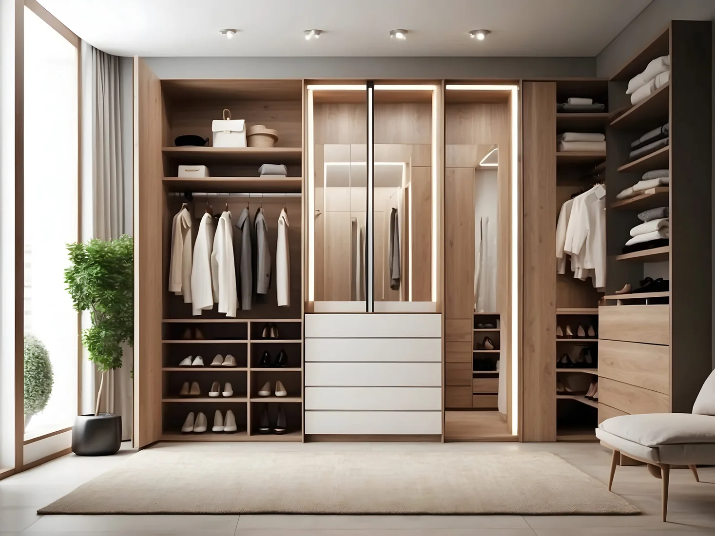 Paris wardrobes detail